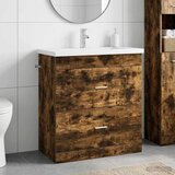  Set namještaja za kupaonicu Dimljeni hrast 81 x 40 x 84,5 cm | shoptok.hr