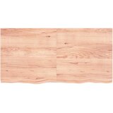  Zidna polica svjetlosmeđa 120x60x(2-4) cm obrađena hrastovina | shoptok.hr