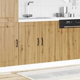 vidaXL Osnovna omarica za umivalnik Lucca artisan hrast inženirski les | Shoptok.si