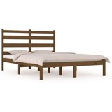  Posteljni okvir medeno rjav iz trdne borovine 200x200 cm, (20646472) | Shoptok.si