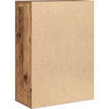 vidaXL Strani šal s predalom s polico Stari les 79 x 38 x 80 cm Konstruiran les | Shoptok.si