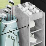 Golf ormar s kotačem Jednobojno Betonski sivi 90 x 45 x 98 cm | shoptok.hr