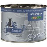 catz finefood Monoprotein zooplus 6 x 200 g - Puran Cene