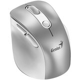 Genius Ergo 9000S Pro Bluetooth (31030039402) polnilna RGB srebrna ergonomska brezžična miška | Shoptok.si