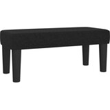vidaXL Box spring postelja z vzmetnico črna 90x200 cm blago | Shoptok.si