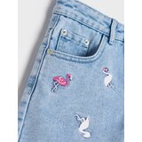 Sinsay Traper šorc s izvezenim flamingosima | shoptok.hr