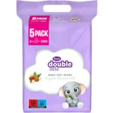 Brez Otroški vlažilni robčki Violeta Double Care, pakiranje petih | Shoptok.si