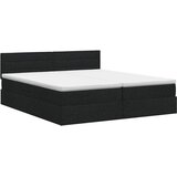  s madracem i skladištem Crna 140 x 190 cm Baršun | shoptok.hr