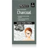 Beauty Formulas Charcoal čistilni obliž za zamašene pore na nosu 6 kos | Shoptok.si