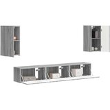  Set TV komoda Zidne 3 pcs Siva Sonoma Konstruirano drvo | shoptok.hr