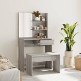 vidaXL set toaletnog stolića boja hrasta sonome 74,5x40x141 cm Cijene