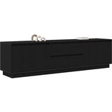 vidaXL TV ormarić s LED svjetlima crni hrast 193,5x41x50 cm | shoptok.hr