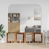  Vrata za pse s postoljem 4 pcs Staro drvo 60 x 60 cm | Eponuda.com