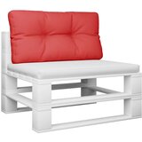 vidaXL Jastuk za palete crveni 80 x 40 x 12 cm od tkanine | shoptok.hr