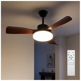 Brilagi LED prigušiva plafonski ventilator LED/34W/230V 106 cm crna/braon +daljinski upravljač Cene