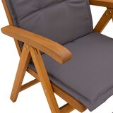  Vanjski set za blagovanje s suncobranom 6 kom. Antracit | shoptok.hr