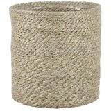 Mica Decorations Ukrasna košara za biljke Atlantic (Vanjska dimenzija (ø x V): 18 x 18 cm, prirodni materijali, Kremasto) u