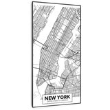 Klarstein Wonderwall Air Art Smart, infracrveni grijač, karta grada New Yorka, 60 x 120 cm, 700 W | shoptok.hr