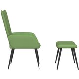  Stolica za opuštanje s osloncem za noge svjetlozelena baršun | shoptok.hr