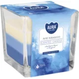Trobojna mirisna sveća Anti tobaco, 170g