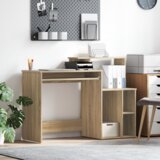 vidaXL Stol s pohranom od sonoma hrasta 120.5x44x88.5 cm konstruirano drvo | shoptok.hr