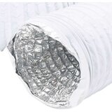 vidaXL Prezračevalni kanal aluminij in PVC 6 m Ø20 cm | Shoptok.si