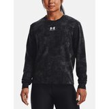 Under Armour T-Shirt Rival Terry Print Crew-BLK - Women Cene'.'