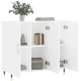  Komoda bijela 90x34x80 cm od konstruiranog drva | shoptok.hr