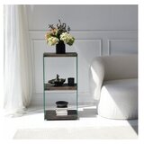 Hanah home polica aqua 2 anthracite Cene
