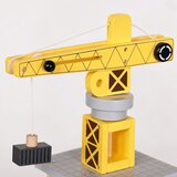 Ginger Home Dečiji drveni kran set sa vozom, kamionom i brodom ( W04A635 ) | Eponuda.com