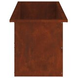  Vrtna posuda za sadnju s LED svjetlom 2 kom. Rđa - Otporni čelik 40 x 100 x 40 cm 2 | shoptok.hr