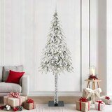vidaXL Božično drevo med 300 LED z stojalom Bela 210 cm PE in jeklo | Shoptok.si
