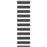 vidaXL Zavjesa zebra crna 45x150 cm širina tkanine 40,9 cm poliester | shoptok.hr