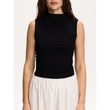 Reserved Bluza od mješavine viskoze - crno | shoptok.hr