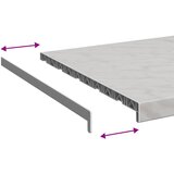  Prozorska klupčica Mramorna tekstura 140 x 50 x 4,5 cm PVC | shoptok.hr