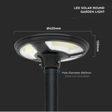  LED solarna ulična lampa sa senzorom LED/10W/3,2V 6500K IP65+ daljinsko upravljanje | Eponuda.com