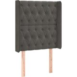  Box spring postelja z vzmetnico LED temno siva 80x200 cm žamet, (20789281) | Shoptok.si