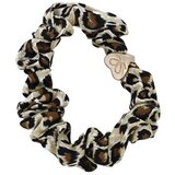 By Eloise London Silk Scrunchie Gold Heart Leopard elastika za lase | Shoptok.si