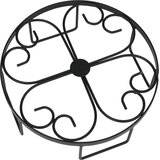 Kondela Podstavek za cvetlične lonce, kovina/črna, DEMBEL | Shoptok.si