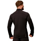 GymBeam Majica za trčanje Pulse 1/2 Zip Black XXL