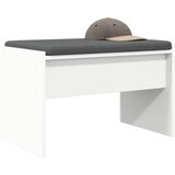  Klupa za hodnik s jastukom Bijelo 63 x 38 x 40 cm | shoptok.hr