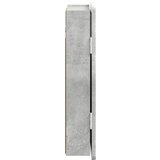 Kabinet za mete ZWOLLE Betonska siva 52,5 x 10,5 x 57,5 cm | shoptok.hr