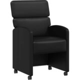  Blagovačke stolice s kotačima 2 pcs Crna 58 x 65 x 98 cm | shoptok.hr