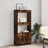  Visoka komoda boja hrasta 63x33x140 cm od konstruiranog drva | shoptok.hr