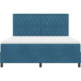  LED Box Spring Krevet Tamno plava 180 x 200 cm Bar&amp;scaron;un Slike