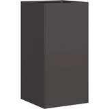 Maison Chic Cvetlični Lonec - Cvetlično korito Black 40x40x80 cm Hladno valjano jeklo, (21790326) Cene