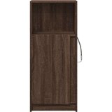 vidaXL Komoda s LED svjetlima boja hrasta 42,5 x 34 x 100 cm drvena | shoptok.hr