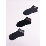 Yoclub Woman's Women'S Socks With Crystals 3-Pack SKS-0001K-000B | shoptok.hr