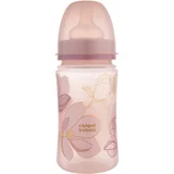 Canpol EasyStart Gold bočica za bebe 3+ months Pink 240 ml