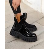 Resti Black women's patent leather insulated Eratra boots | ePonuda.com